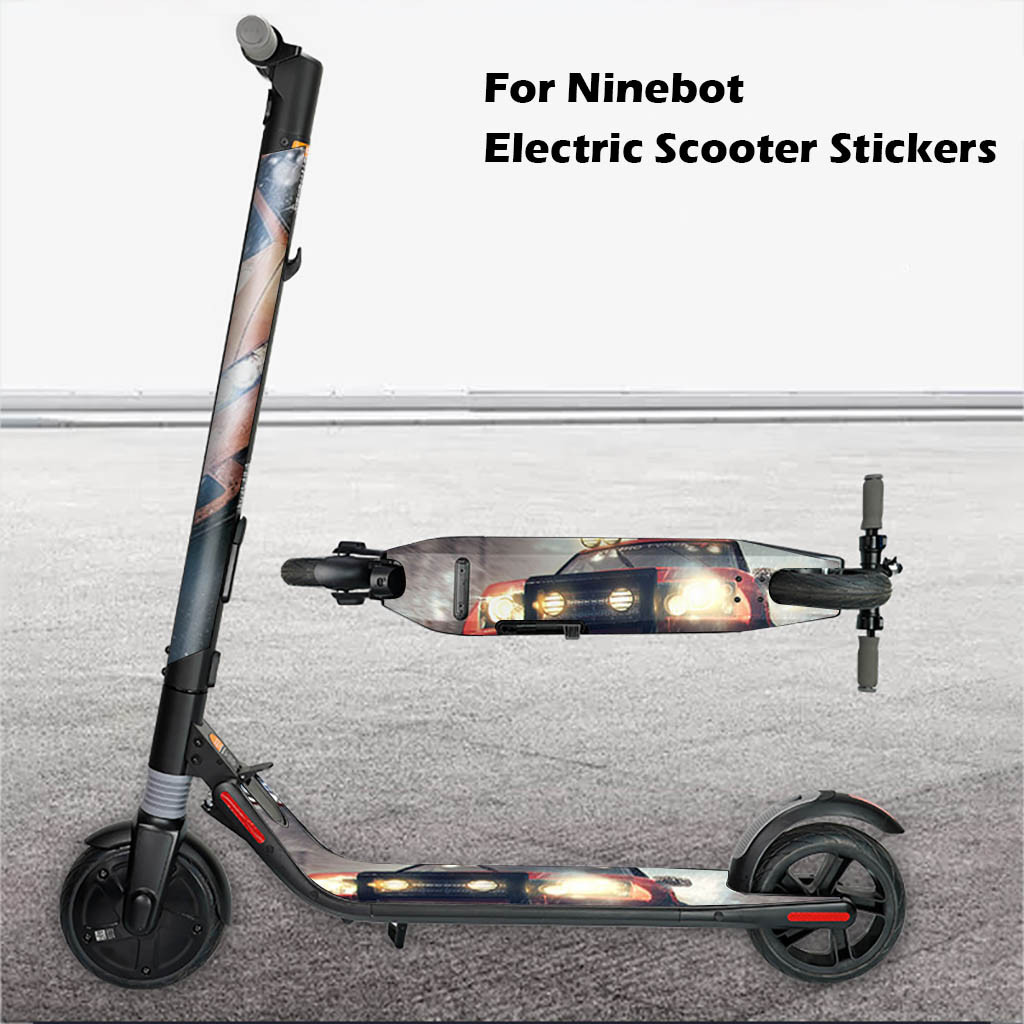 2Pcs Electric Scooter Reflective Stickers NINEBOT Waterproof Luminous Sticker