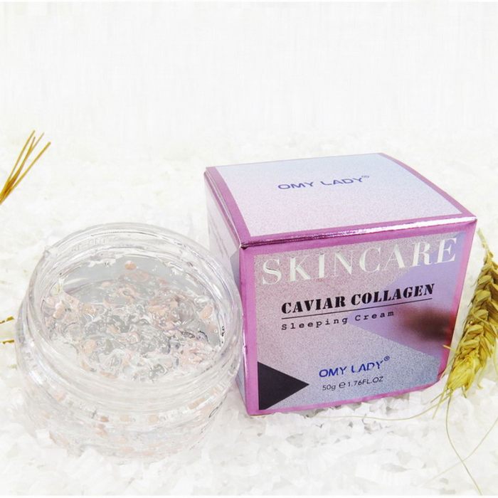 caviar collagen sleep cream moisturizes restores