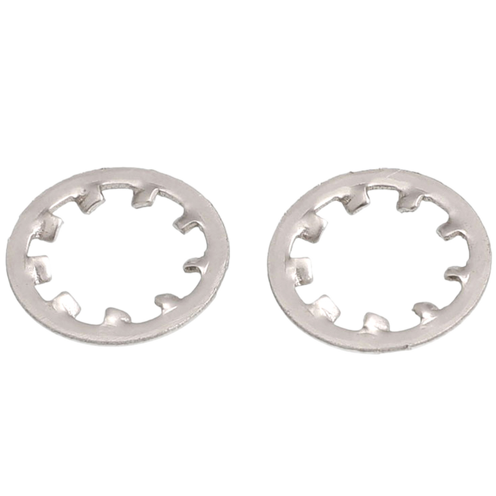Description Picture 4 of item100pcs Serrated Lock Washer Gasket Internal External Tooth Non-Slip Stop Nylock M3 M4 M5 M6 M8 GB862.2 304 Stainless Steel