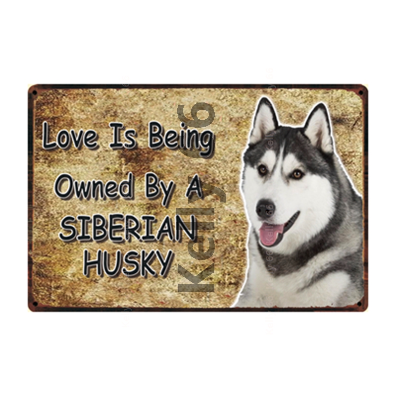 Plaque # Siberian Husky # “A House is Not a Home Without a Husky” Dog Sign