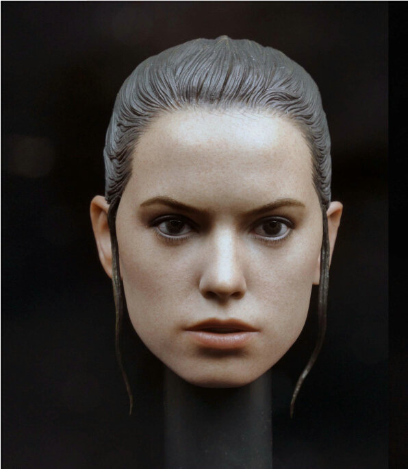 1/6 OB Style Girl Female Head Sculpt Black Hair For 12" PHICEN Figure ❶USA❶ 