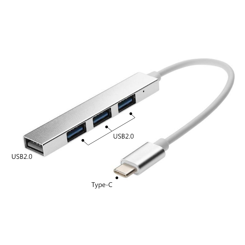 Gold HONGYU Mobile Cables Accessories 3 in 1 Type-c & Micro USB & USB 2.0 3 Ports SD/TF Card Reader for OTG Enabled Smartphones/PC Color : Gold 