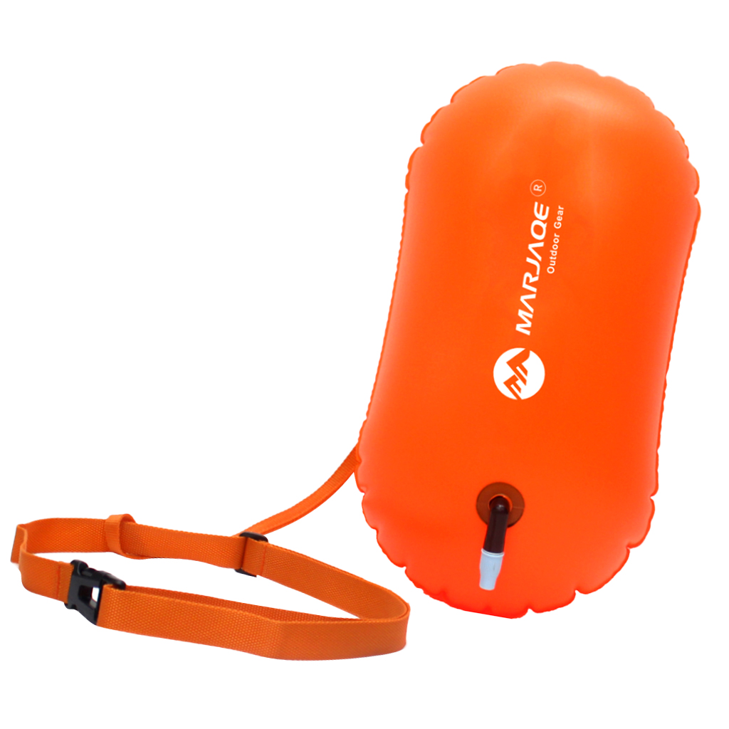 Details about   Inflatable Swim Buoy Open Water Swimming Training for Triathletes Snorkelers 