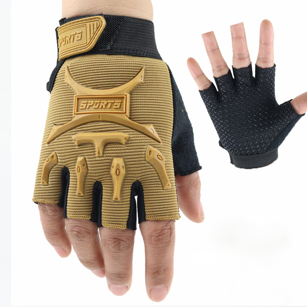 anticortes Airsoft oobest Guantes t/ácticos de Tiro sin Dedos Guantes t/ácticos para Motocicleta