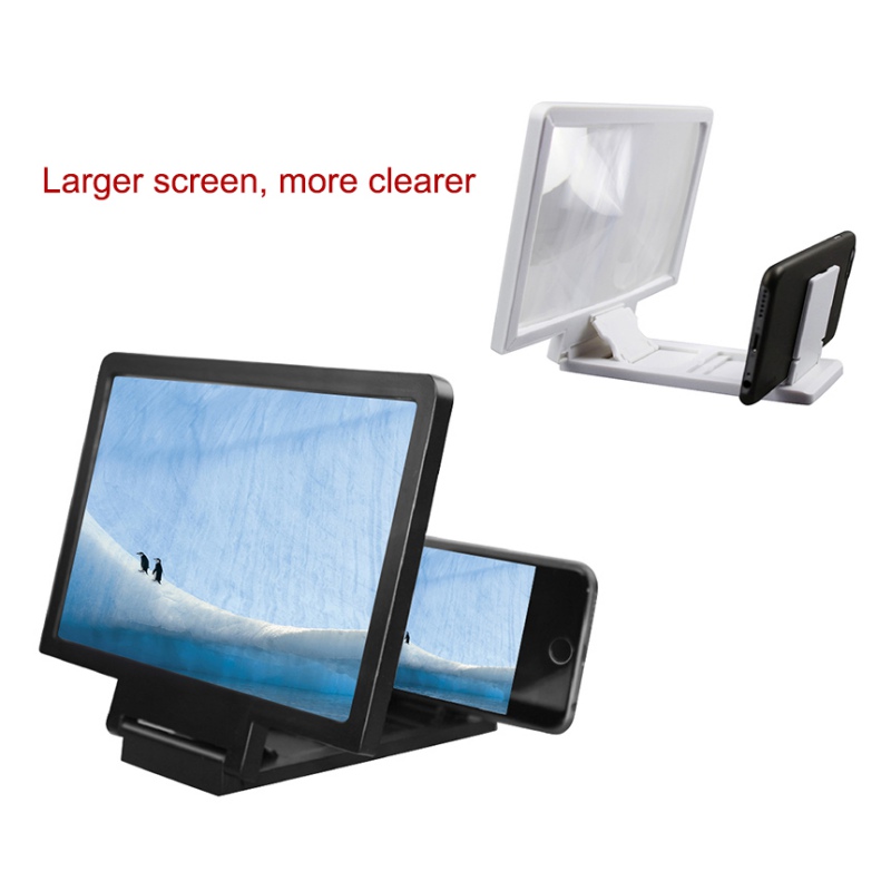 Garciakia Mobile Phone Screen Magnifier Eyes Protection Display 3D Video Screen Amplifier Folding Enlarged Expand Stand Holder 