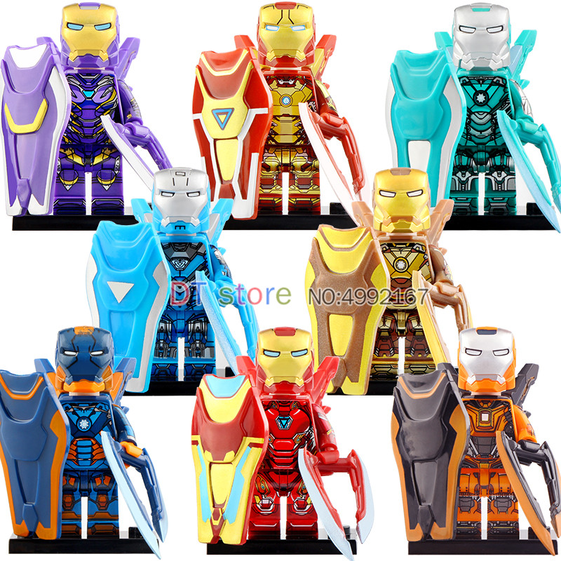 Minifigures Kids Bricks Phoenix Superheroes Iron Man Building Blocks Toys Gifts