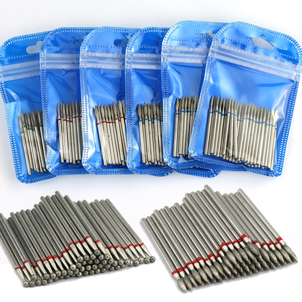 Description Picture 5 of item50pc Diamond Nail Drill Cuticle Clean Bit Set Milling Cutter for Manicure Electric Cutter Bits Accessories Dead Skin Remove