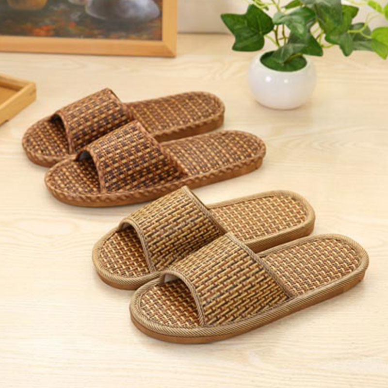 woven grass sandals