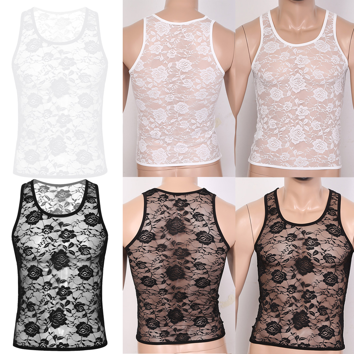lacy undershirts