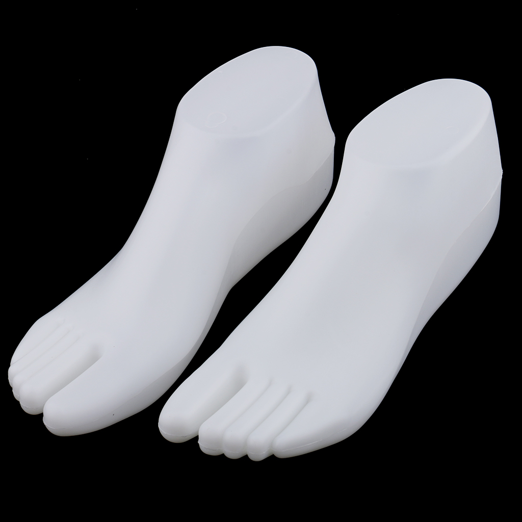 Black Anklet Socks Foot Mannequin Summer Ankle Sox Display Mold Small 