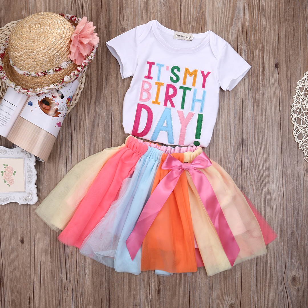Mini honey 2PCS Toddler Kids Baby Girl Cotton Long Sleeve Princess Tutu Dress and/ Headband Party Outfits