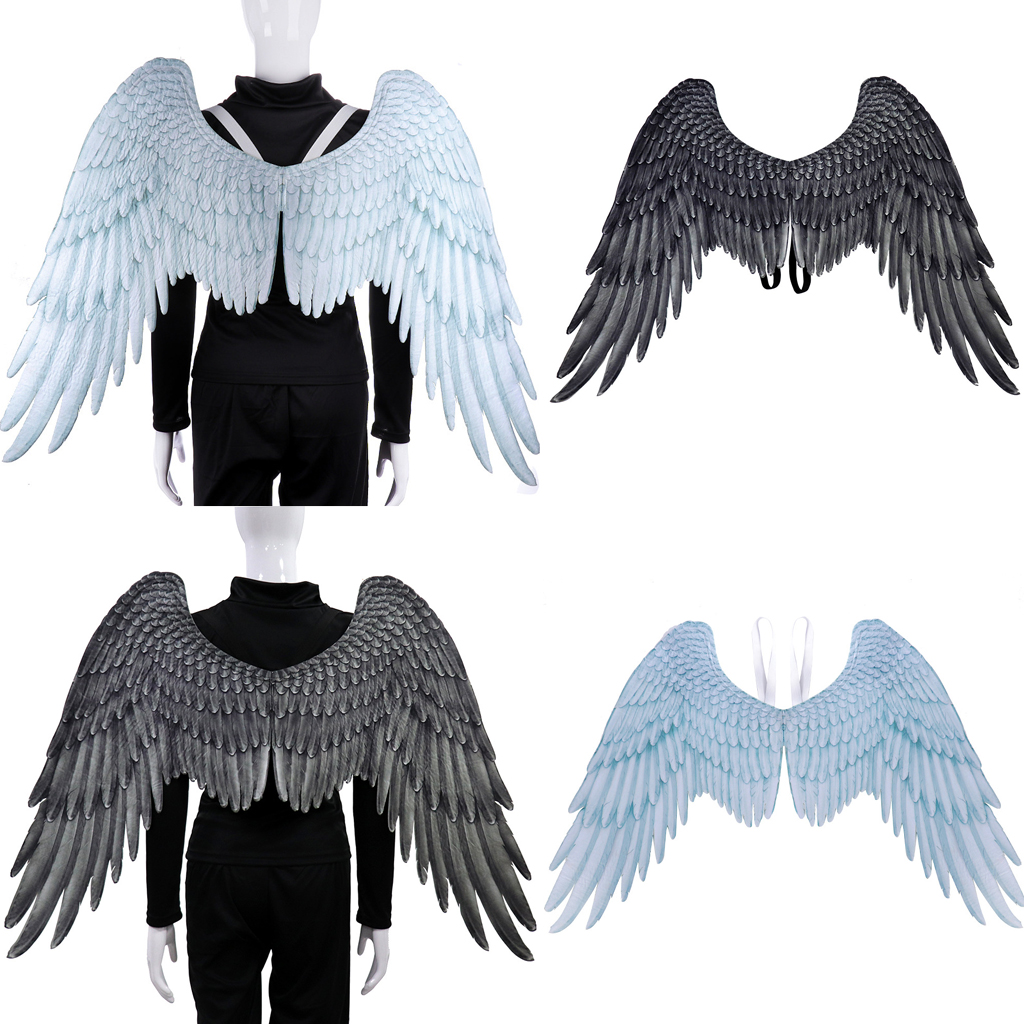 halloween 3d angel devil wings