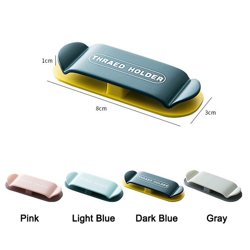 Description Picture 3 of item1Pcs Self Stick Wire Organizer Line Cable Clip Buckle Clips Clamp Table Wall Fixer Fastener Holder Data Telephone Line Winder