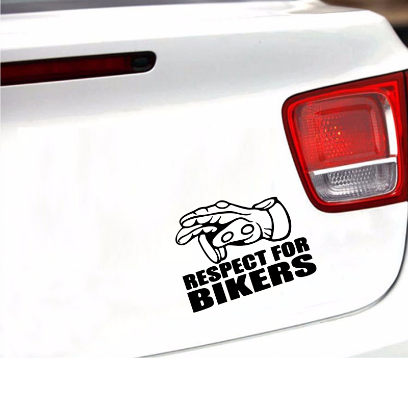 RESPECT FOR BIKERS JDM Car Sticker Auto Window Bumper PET Decal Universal