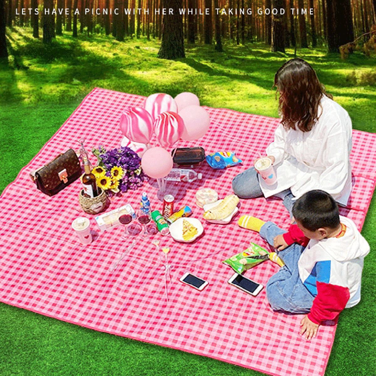 Details about   Picnic Mat 180x150cm Waterproof Play Plaid Blanket Foldable Camping Sleeping Pad 