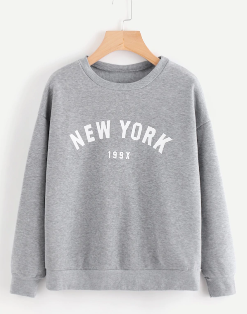 sudadera new york mujer