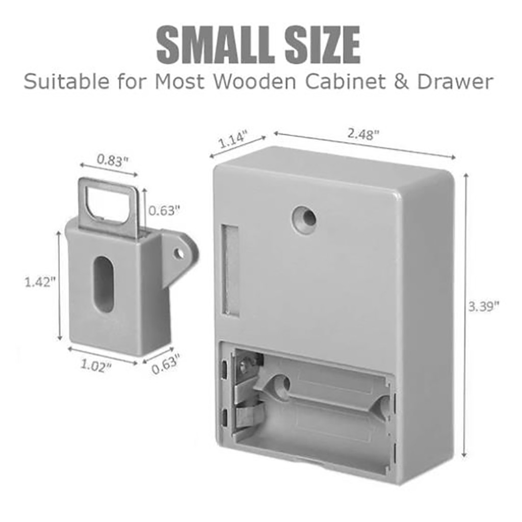 Cerradura inteligente Digital de seguridad oculta por inducción RFID