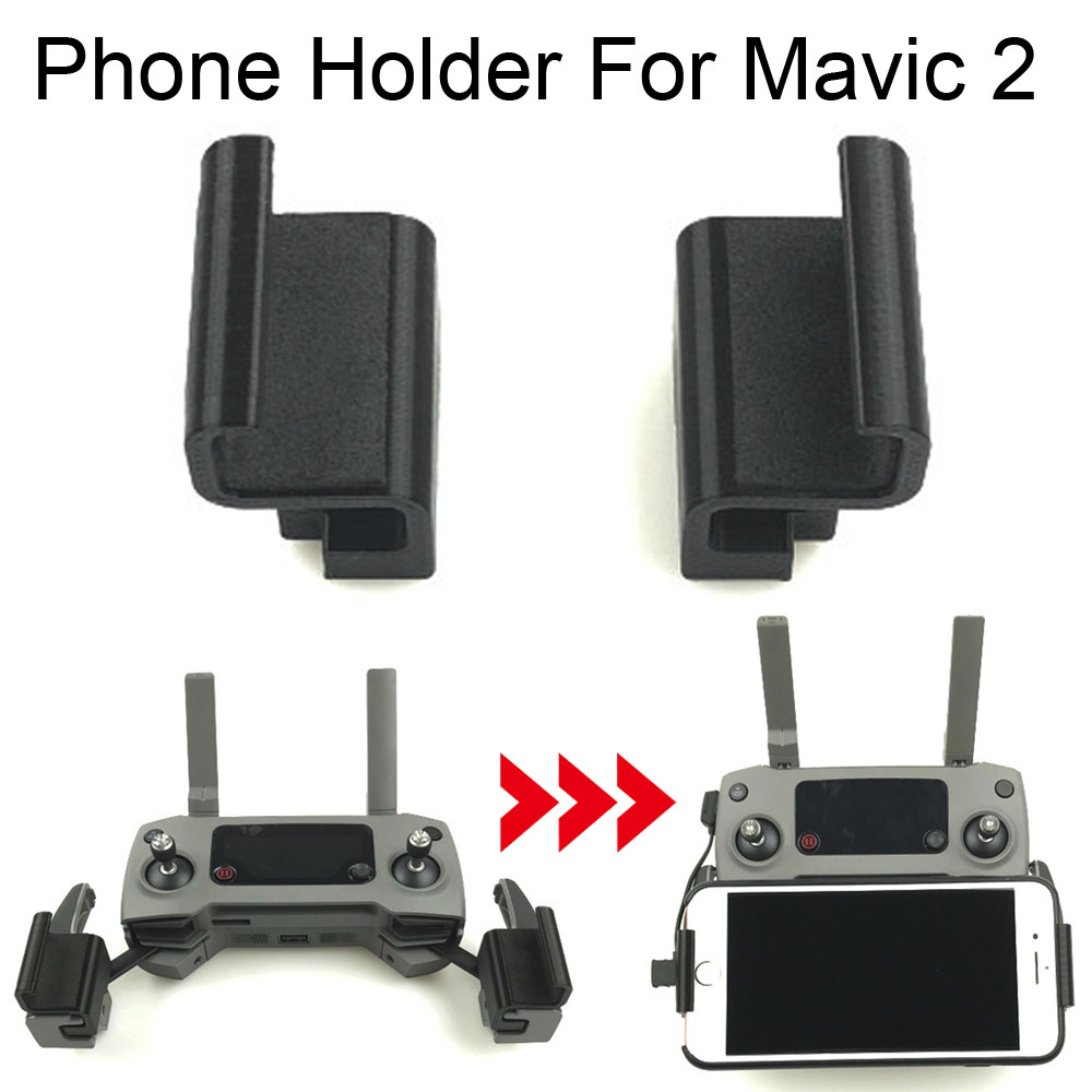 mini portable widen cellphone holder clip mount for dji mavic 2