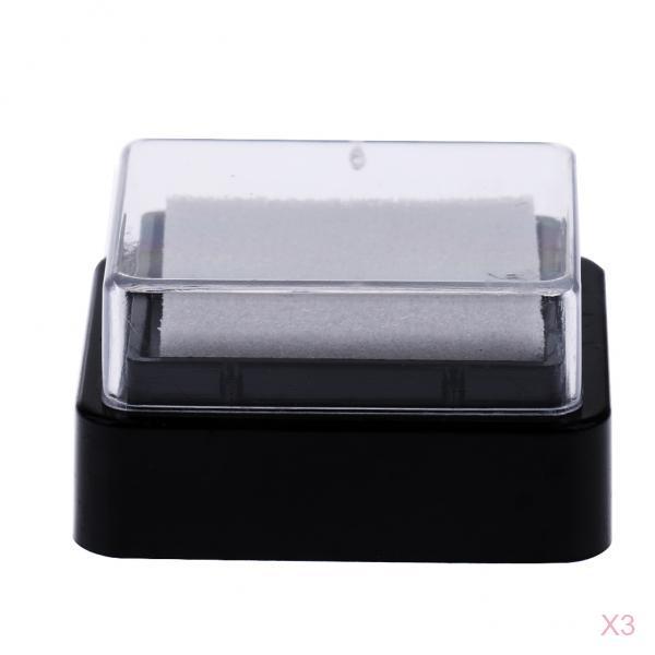 30 Pack Import Blank Ink Pad For Rubber Stamps Craft Scrapbook Paper Wood