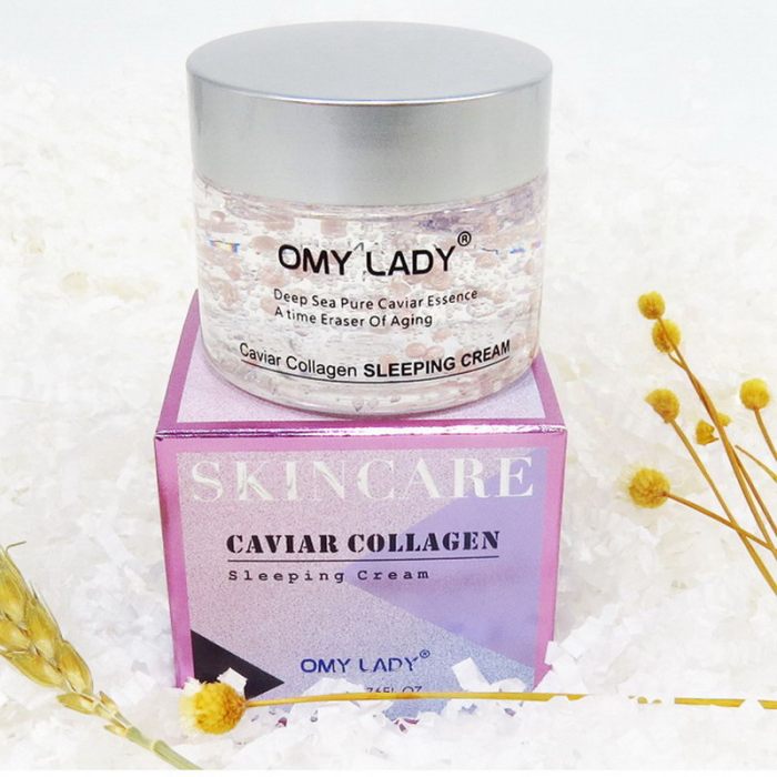 caviar collagen sleep cream moisturizes restores