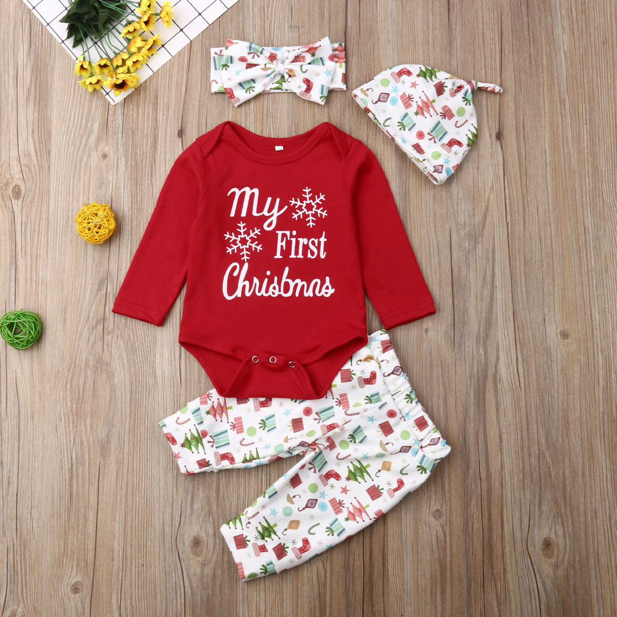 1st christmas outfit girl