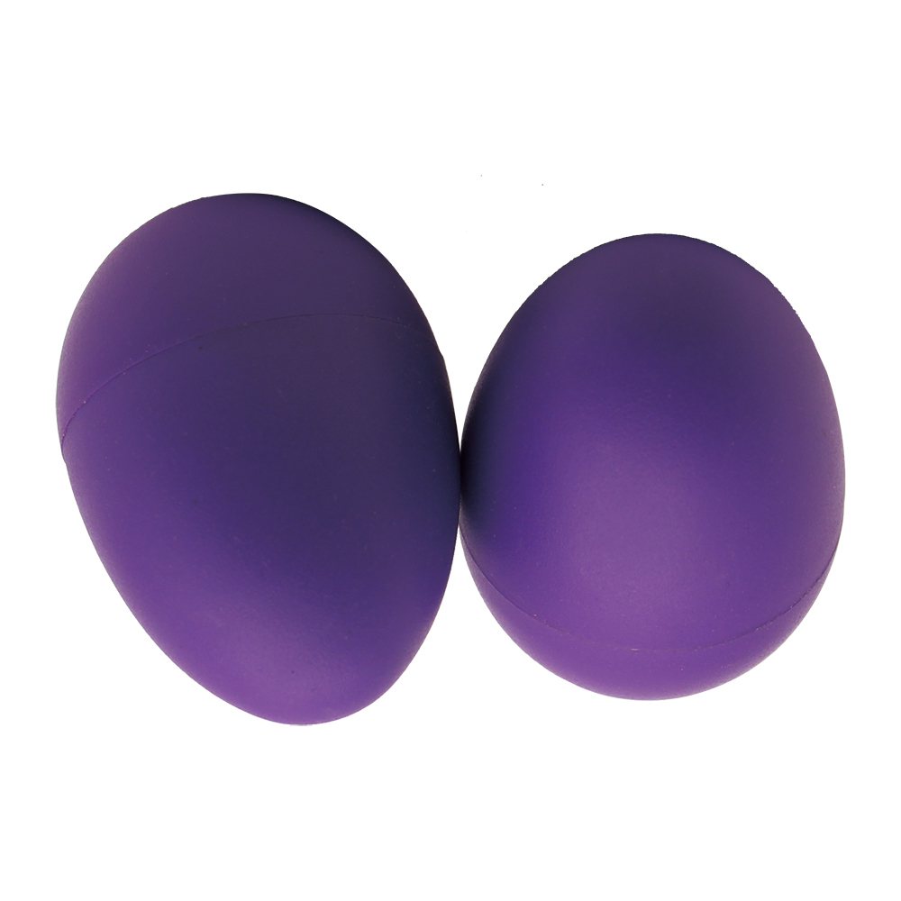 Description Picture 5 of itemPair Of Shaker Eggs Toy Percussion 5.6x3.9cm Drums Rhythm Musical Instruments Purple