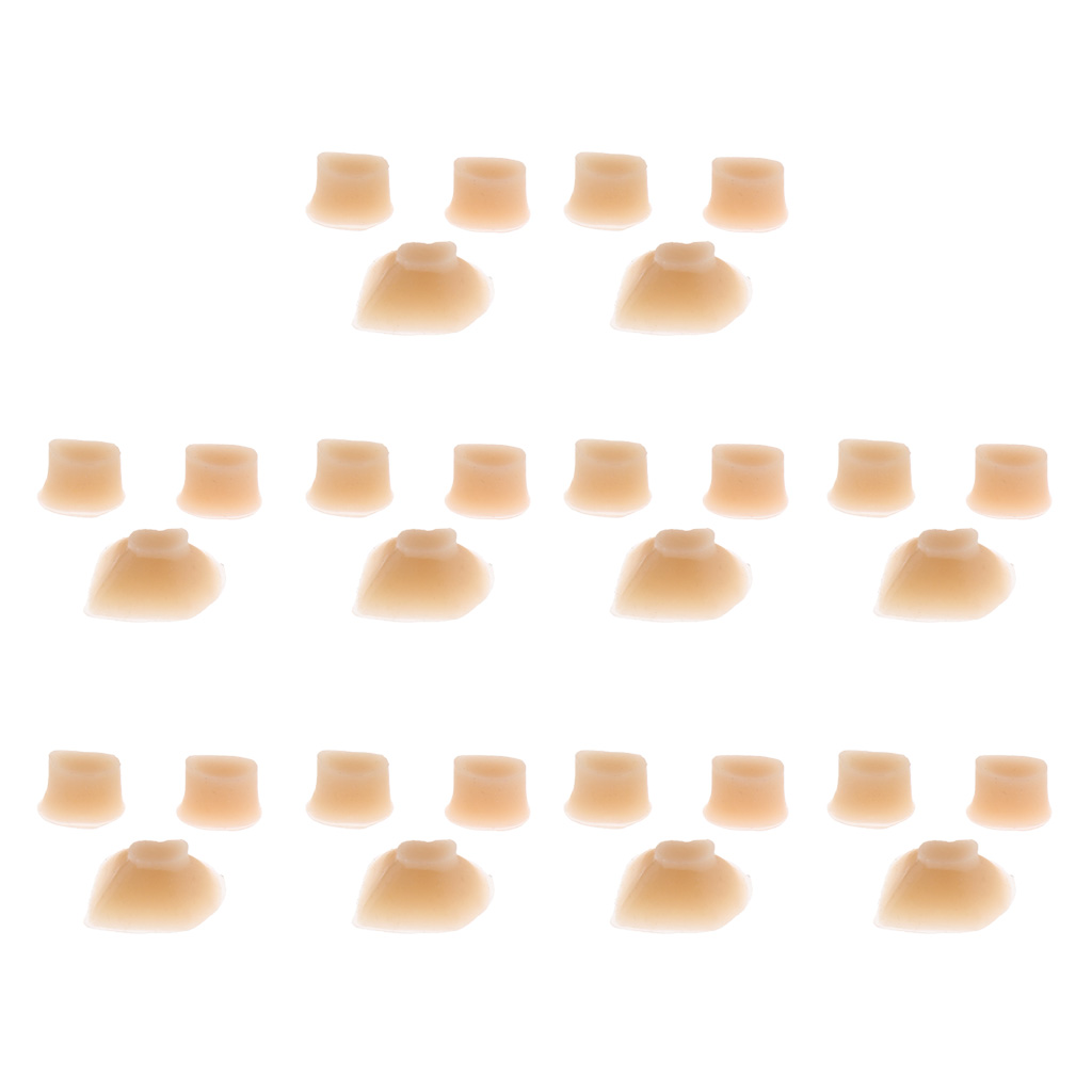 Description Picture 4 of itemDurable 10 Sets Flute Buttons Pads Flute Repair Replacement Accessory