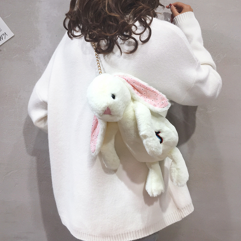 stuffed bunny backpack