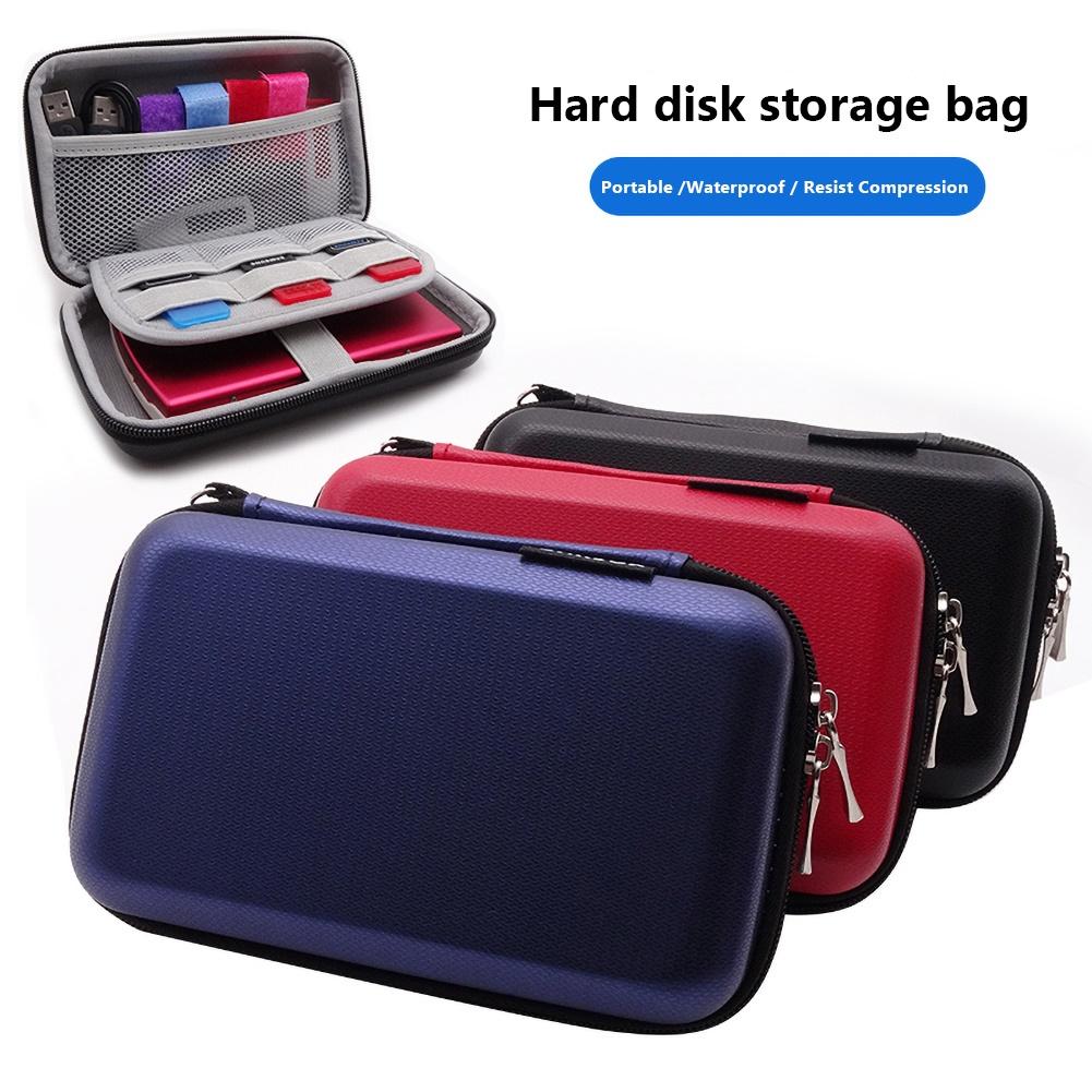 Hand Carry Case Cover Pouch Bag Bank USB External Earphone Bag Protector 
