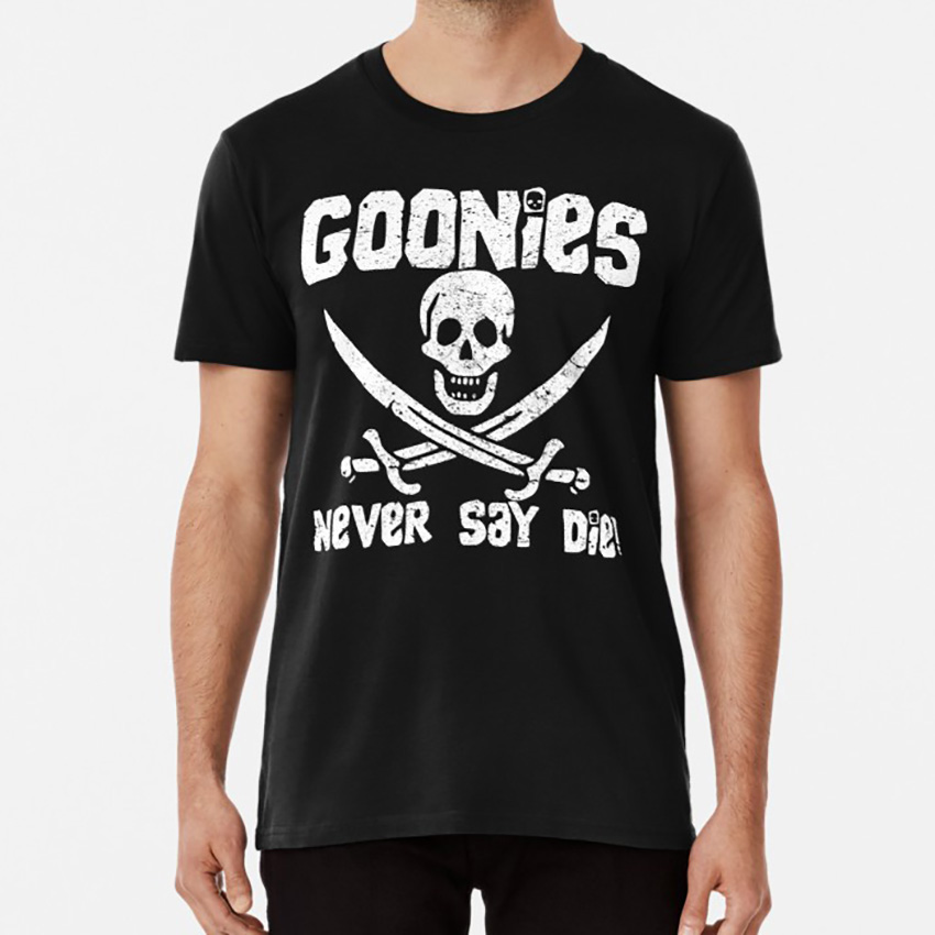 Classic Movie Goonies Never Say Die Pirate Tank Tops & Tee T Shirts