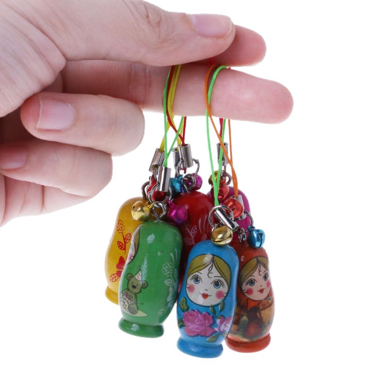 mini matryoshka Russian souvenir keychain price for 1 pc,Handwork 