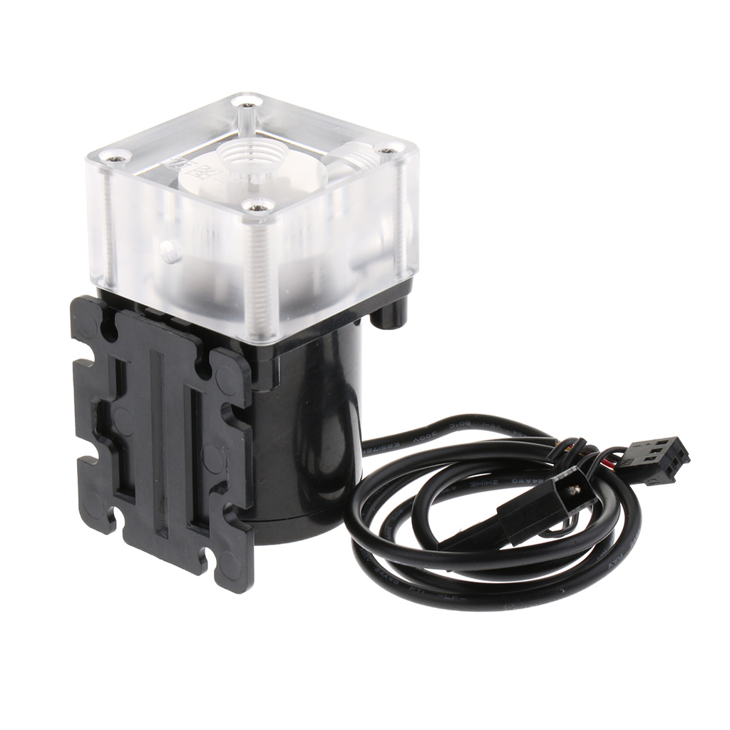 CPU Water Cooling Pump, 12V Low Noise Desktop PC Liquid Cooling Systems