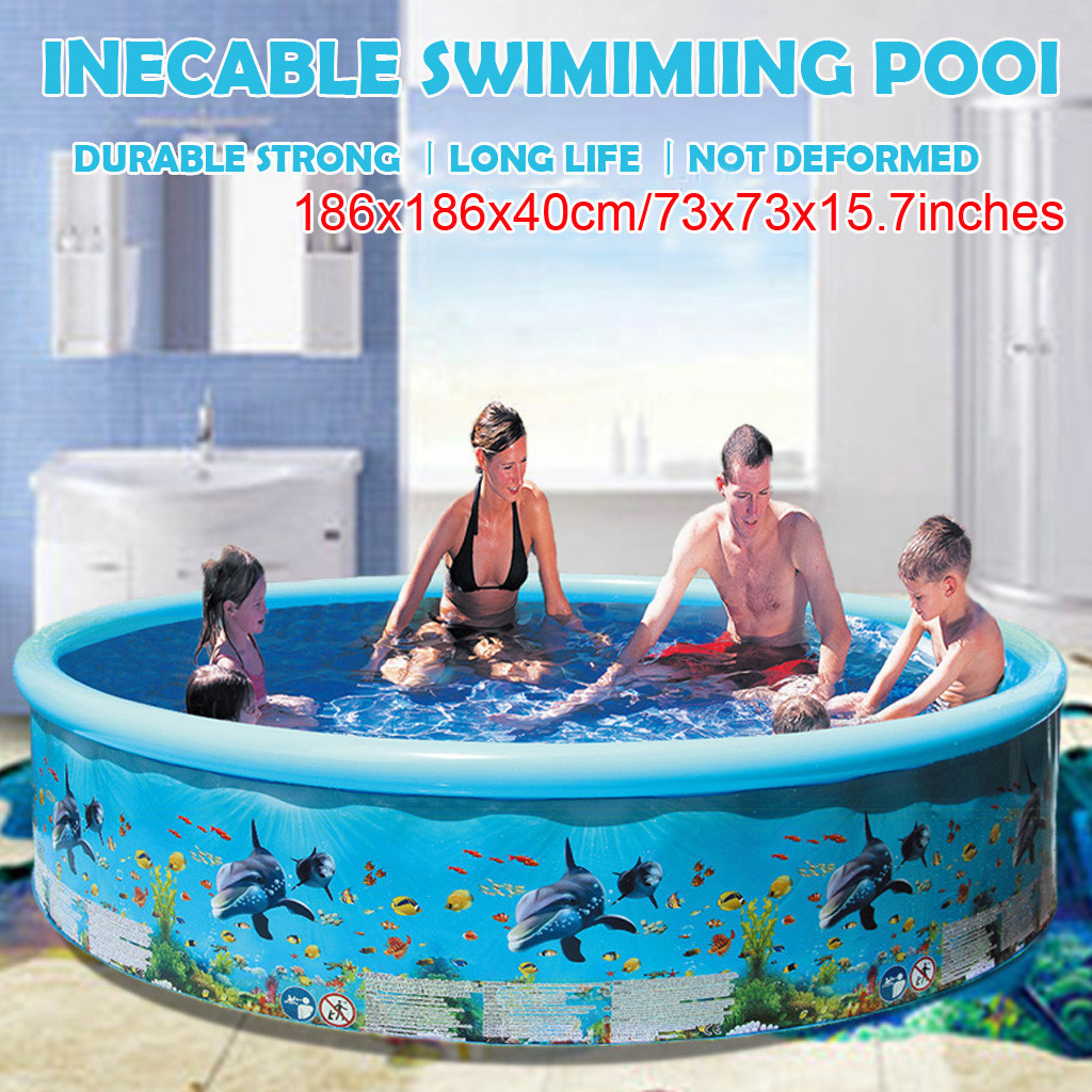 juman634 piscina inflable para ninos piscina para adultos y bebes piscina para adultos con bola inflable y gruesa piscina familiar hinchable aire libre y deportes piscinas y juegos acuaticos