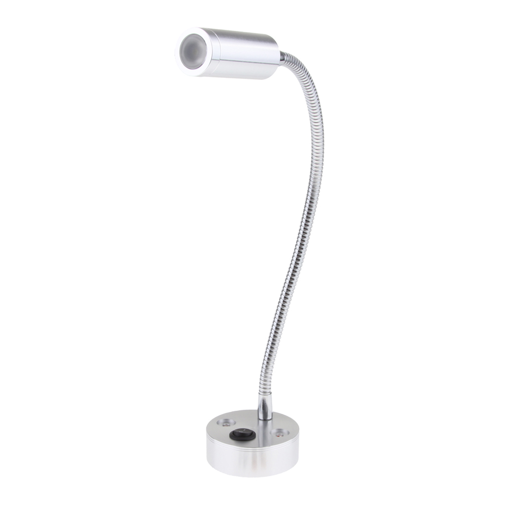 Wall Mounted Reading Light Lamp Flexible Gooseneck Headboard