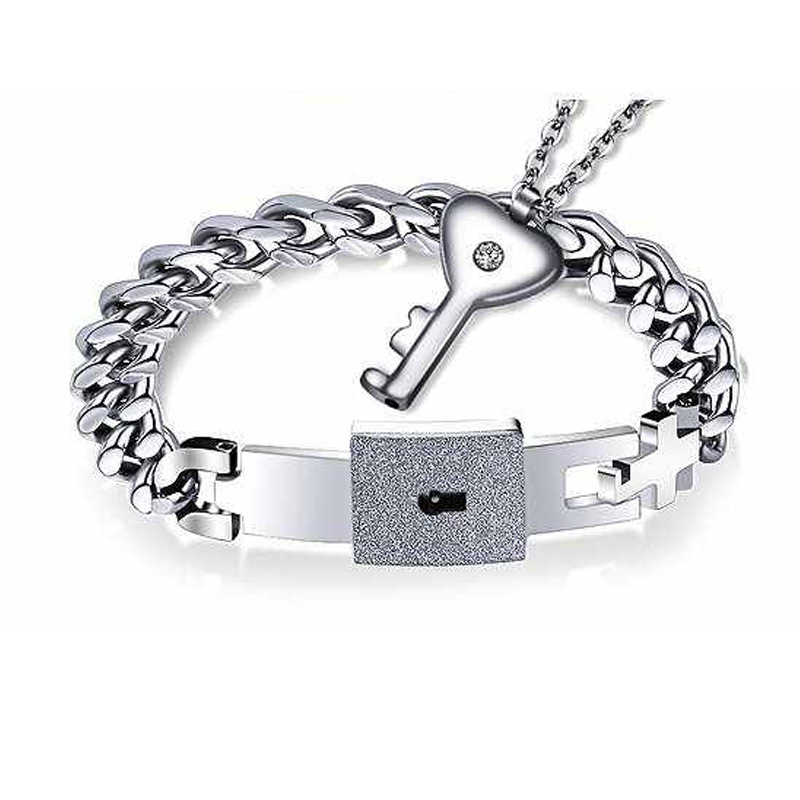 heart and lock bracelet