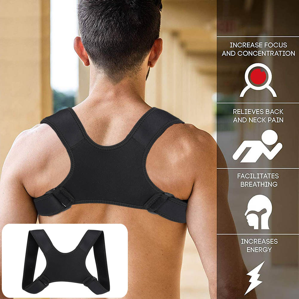 Description Picture 2 of itemPosture Corrector Fracture Support Back Shoulder Correction Brace Belt Strap