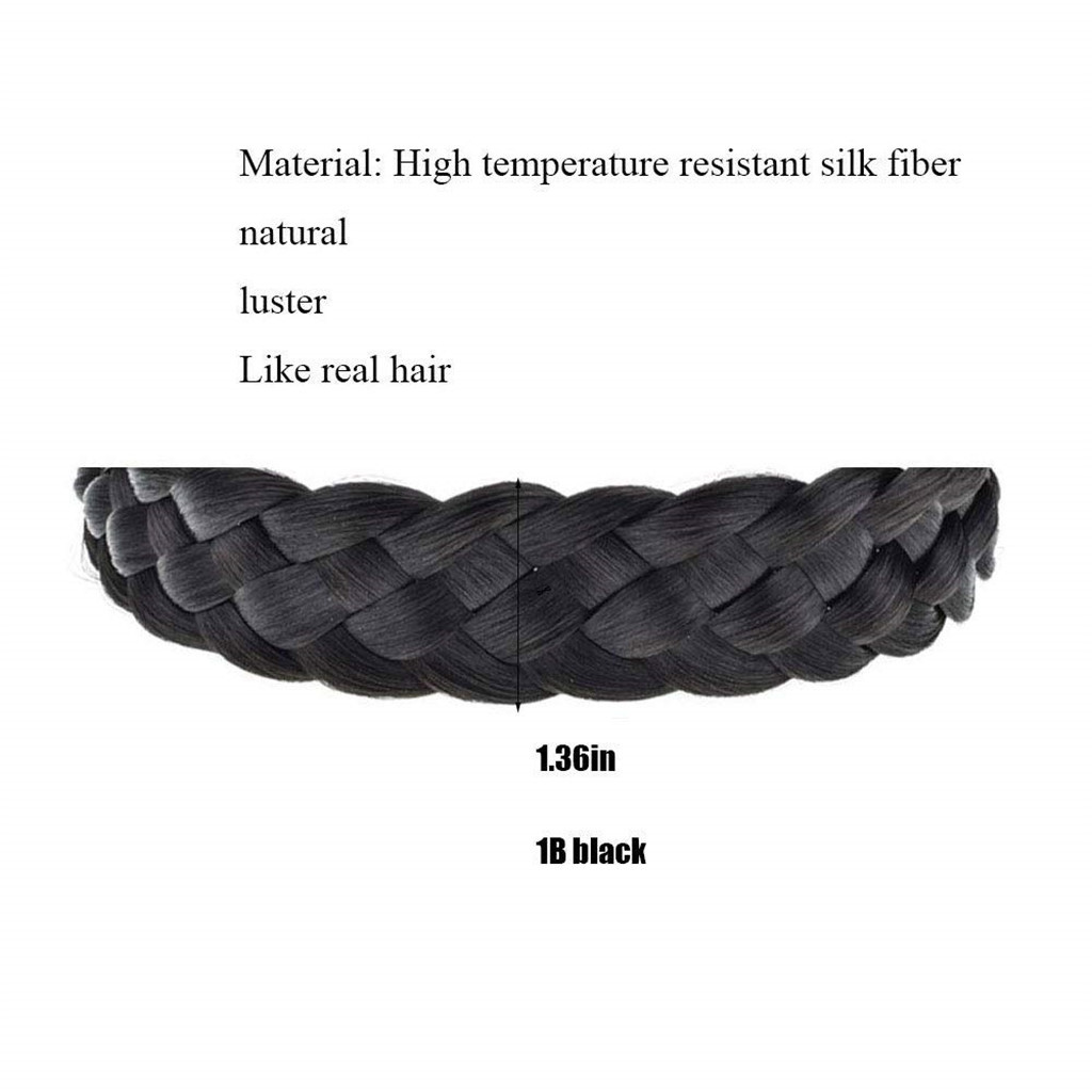 Vintage Braided Hair Band for Women & Girls