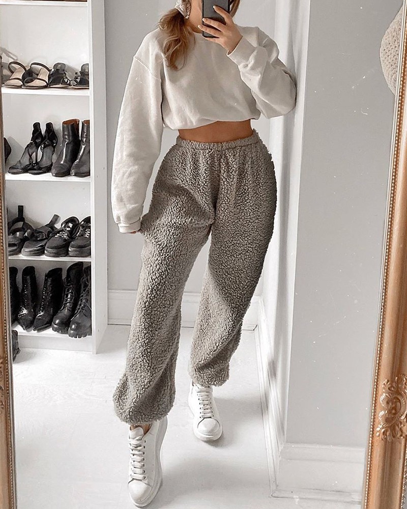 fluffy sweatpants