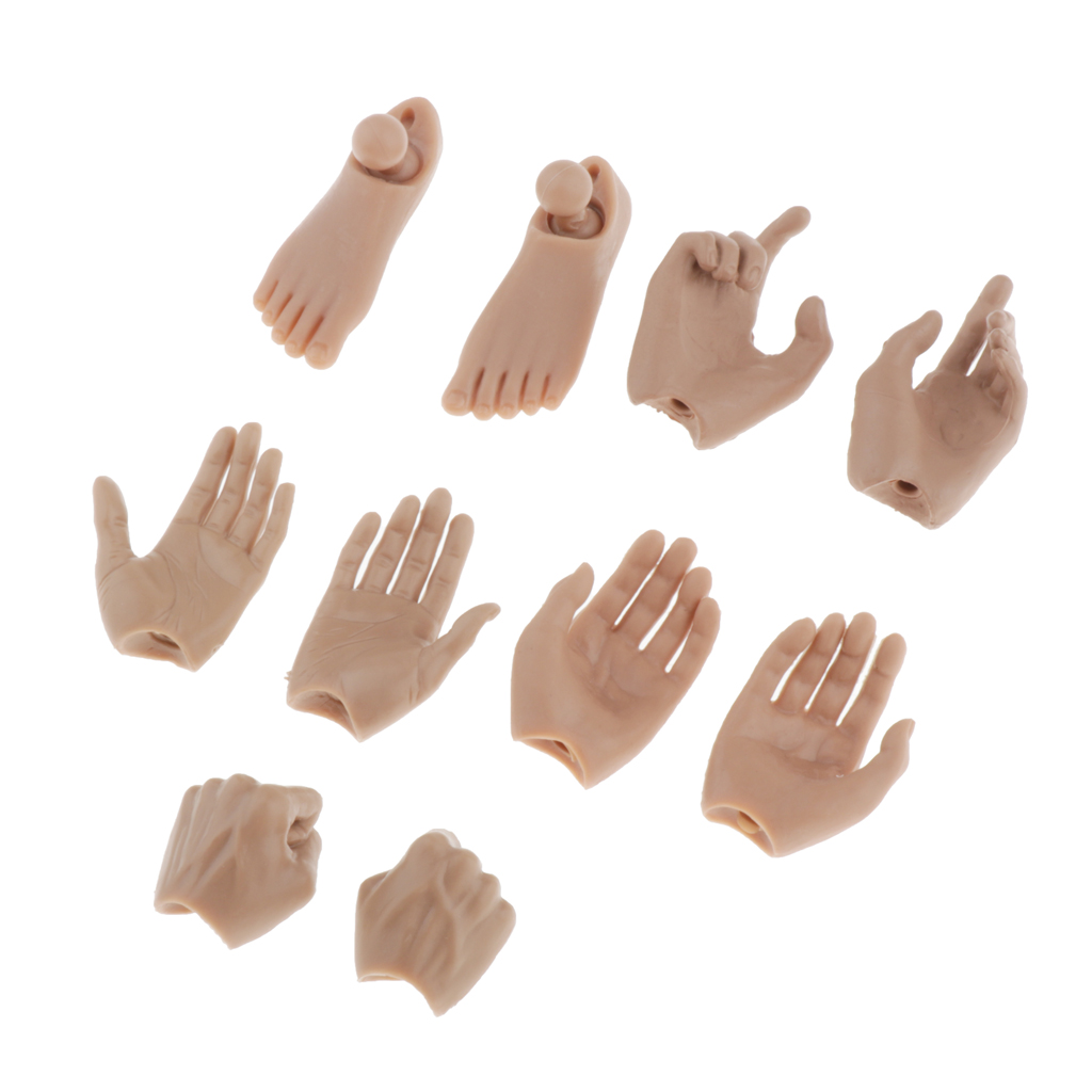 Male Hand Model Worldbox 1//6 Three Type Shape For 12/" Man Action Figure Body