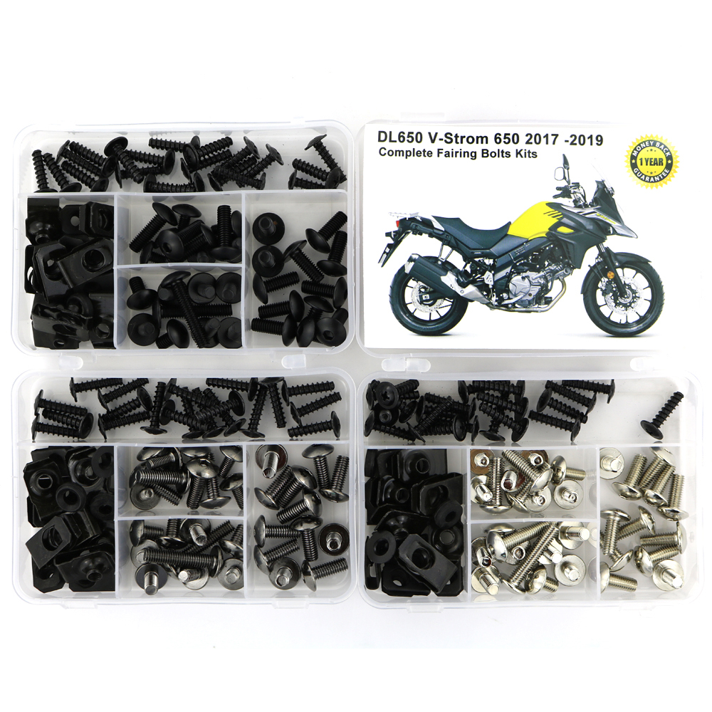 10 pack for Suzuki V-Strom 650 Replacement Fender Rivets 8mm Push Style ABS DL650A 2011