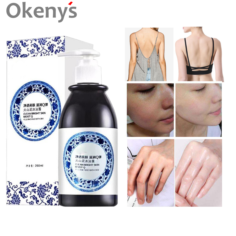 Description Picture 2 of itemVolcanic Mud Shower Gel 260ml Whole Body Wash Skin Whitening Deep Clean Skin Moisturizing Exfoliating Body Care Bath Gel Oil