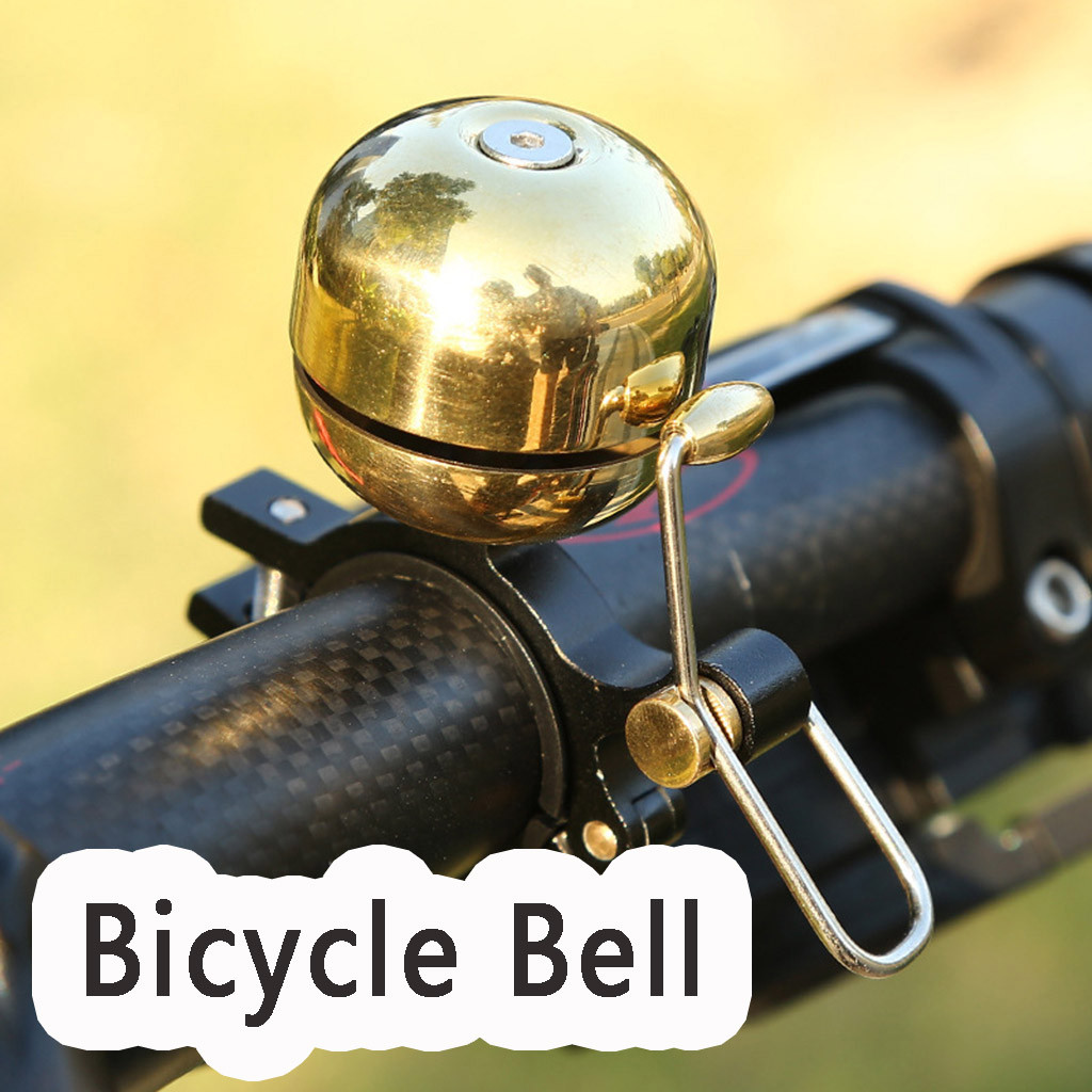 Bike Bell Classic Vintage Stainless Steel Bike Ring Extremely Loud Crisp Bike Handlebar Bell Ring