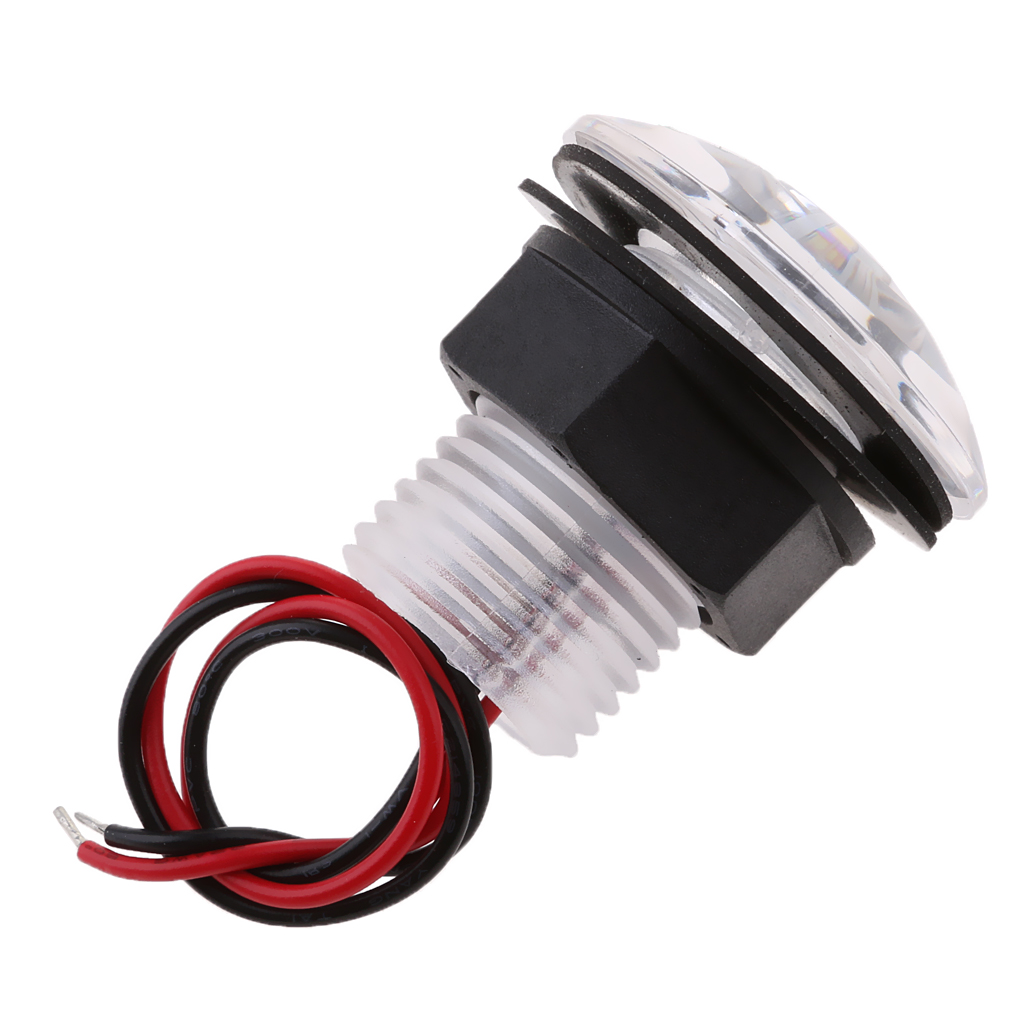 12V 5W Boat Livewell Courtesy Stair LED Light Lamp Waterproof Blue +White