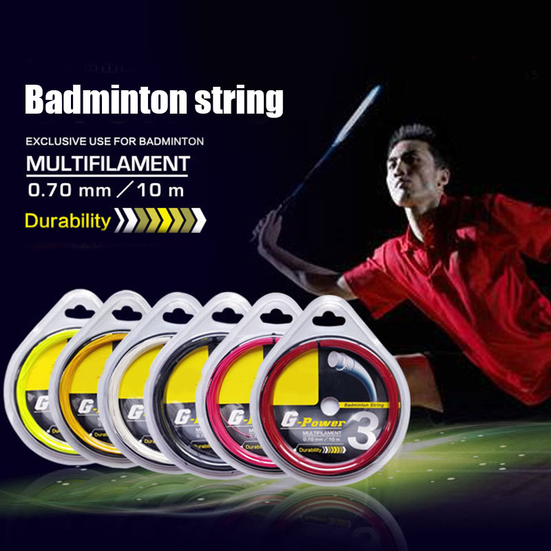 Description Picture 4 of itemReusable Badminton Racket String Durable Nylon ultifilament Badminton Training Racket String Line Badminton Racquet Accessories