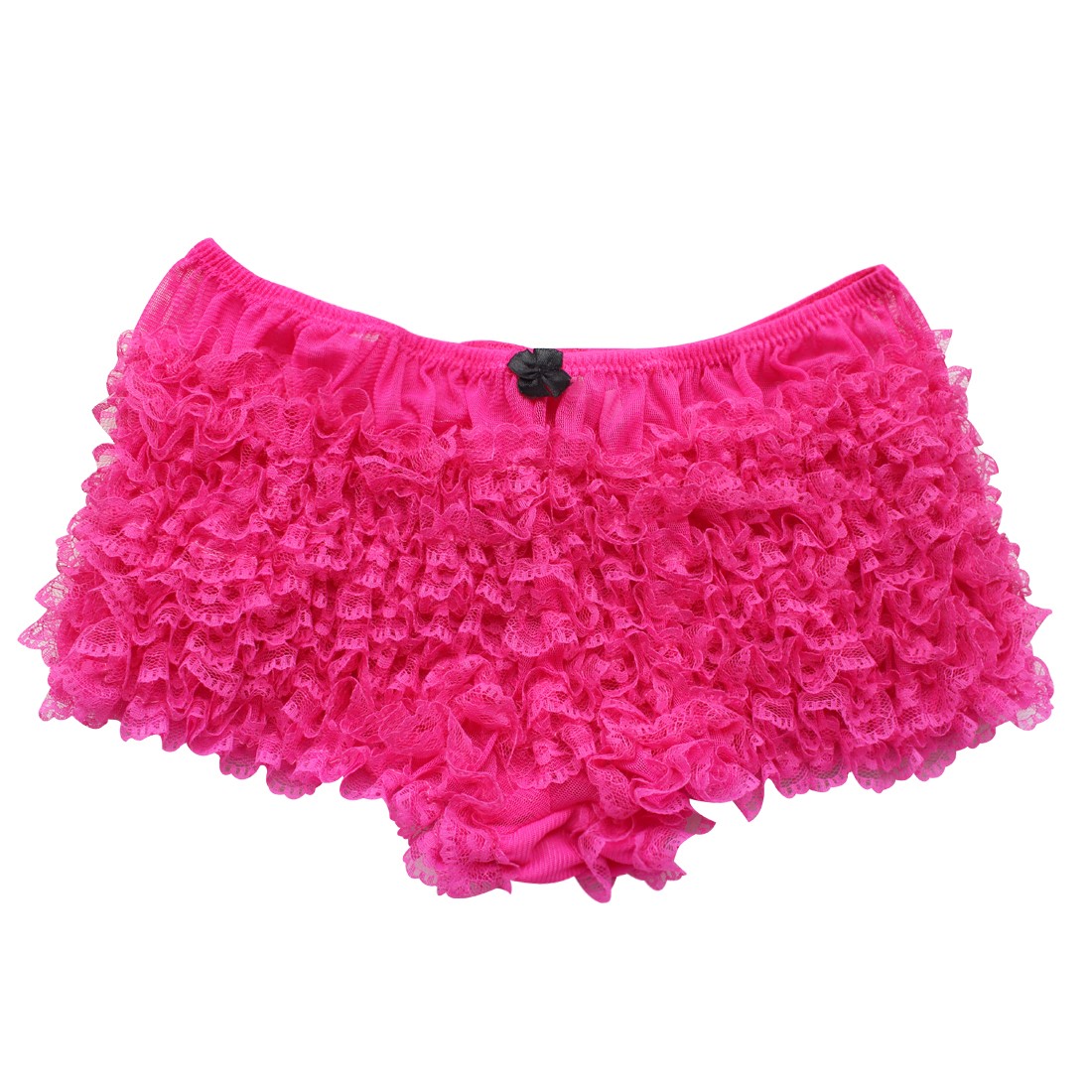 Description Picture 4 of itemWomen Lace Ruffled Bloomers Safety Short Pants Lolita Casual Bow Knickers Panties Bottoming Culottes Basic Panties Underwear