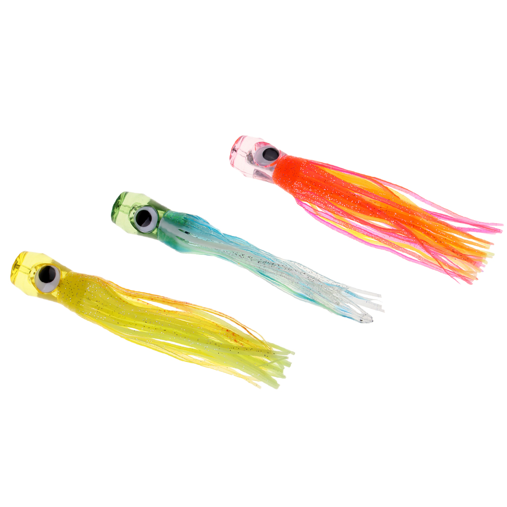14cm 32g Tintenfisch Rock Fischköder Krake Thunfisch Köder Meer Trolling