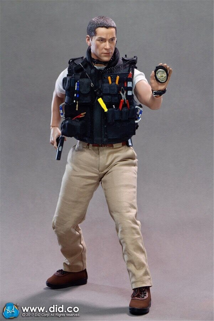 LAPD SWAT Kenny 90s MA1003 Los Angeles Police InStock 1/6 DID Action Figure U.S 