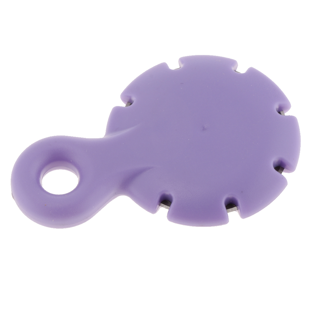 1 Piece Paper Edge Distresser Tool,Thread Cutter Pendant For Sewing (Purple)