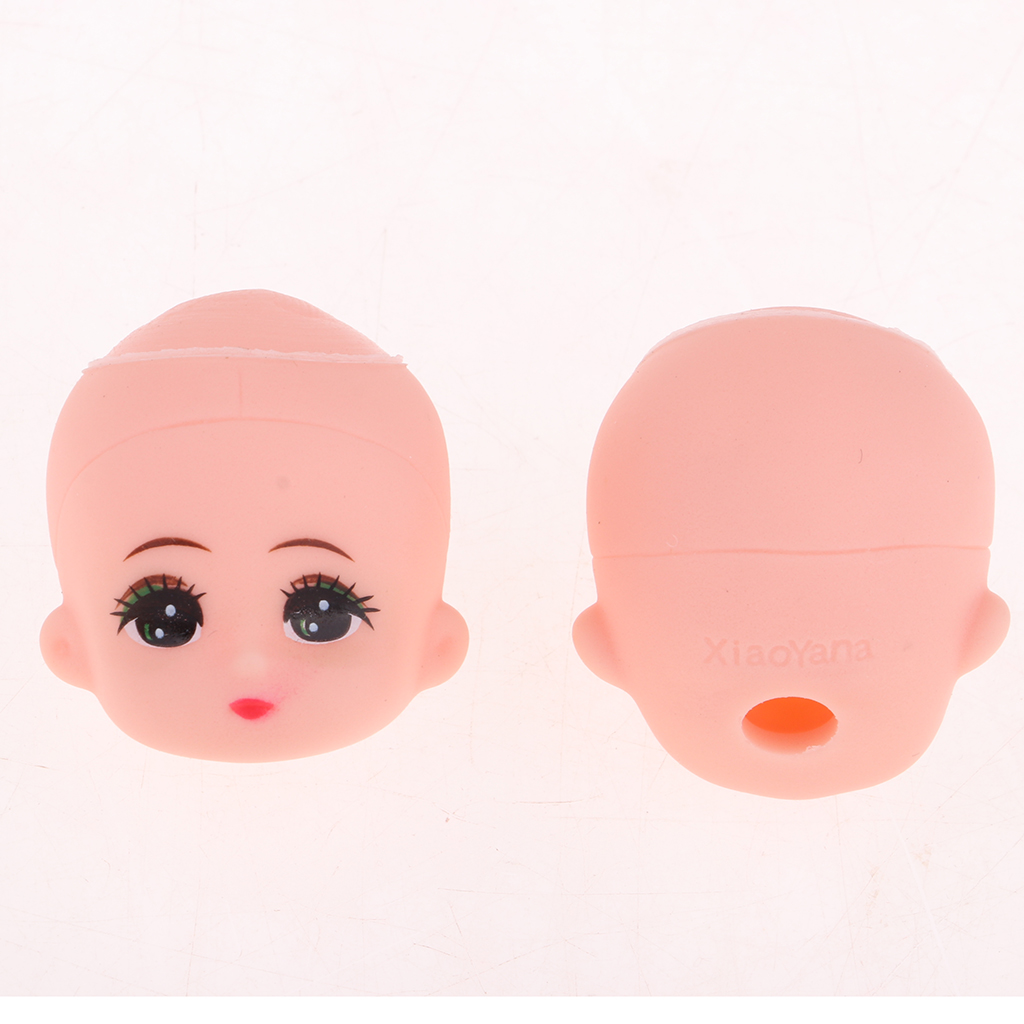 baby doll heads with hair