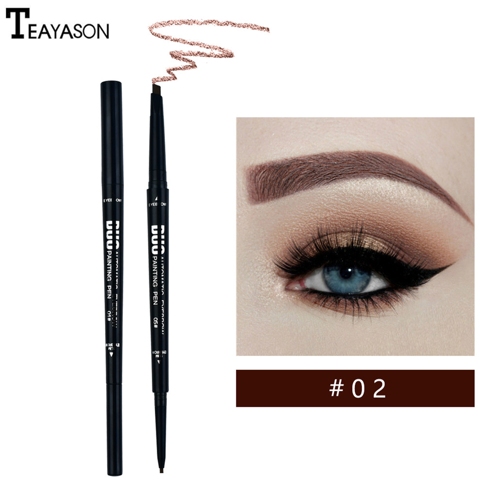 2 in 1 eyebrown pencil eyeliner pen waterproof eyebrow tattoo